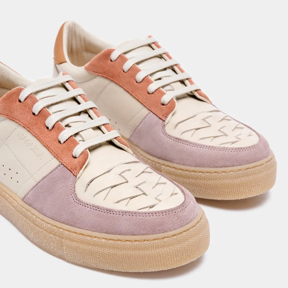 Naguisa Bamba Mauve-Brick Trainers