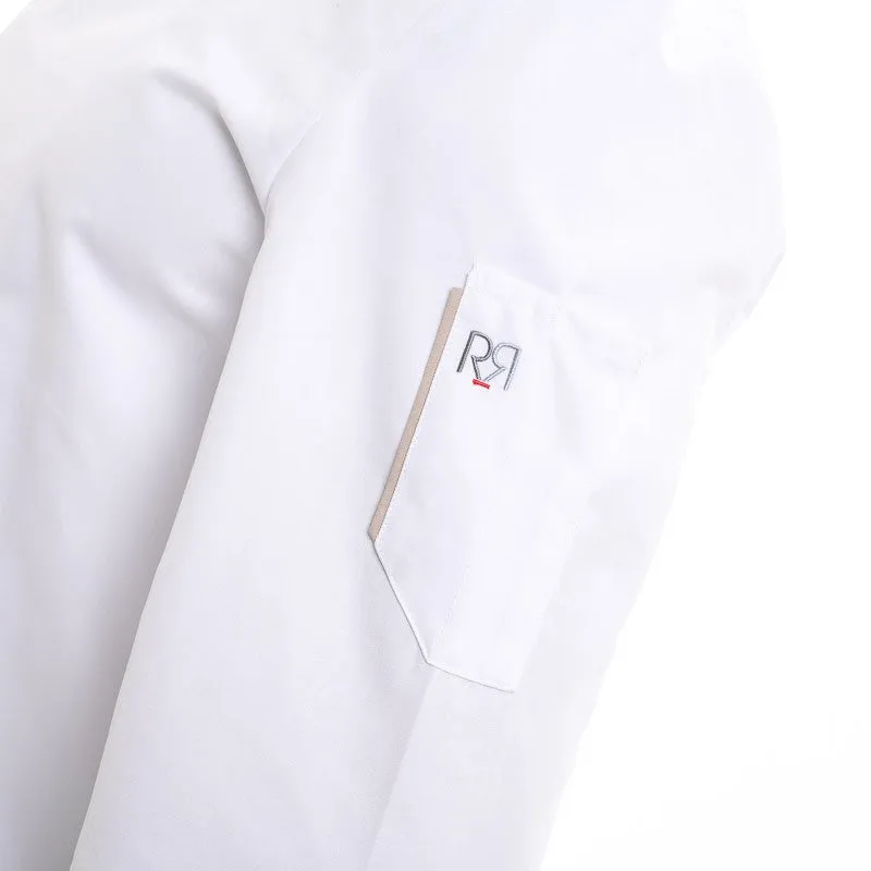 Nero Long Sleeve White Chef Coat - ROBUR