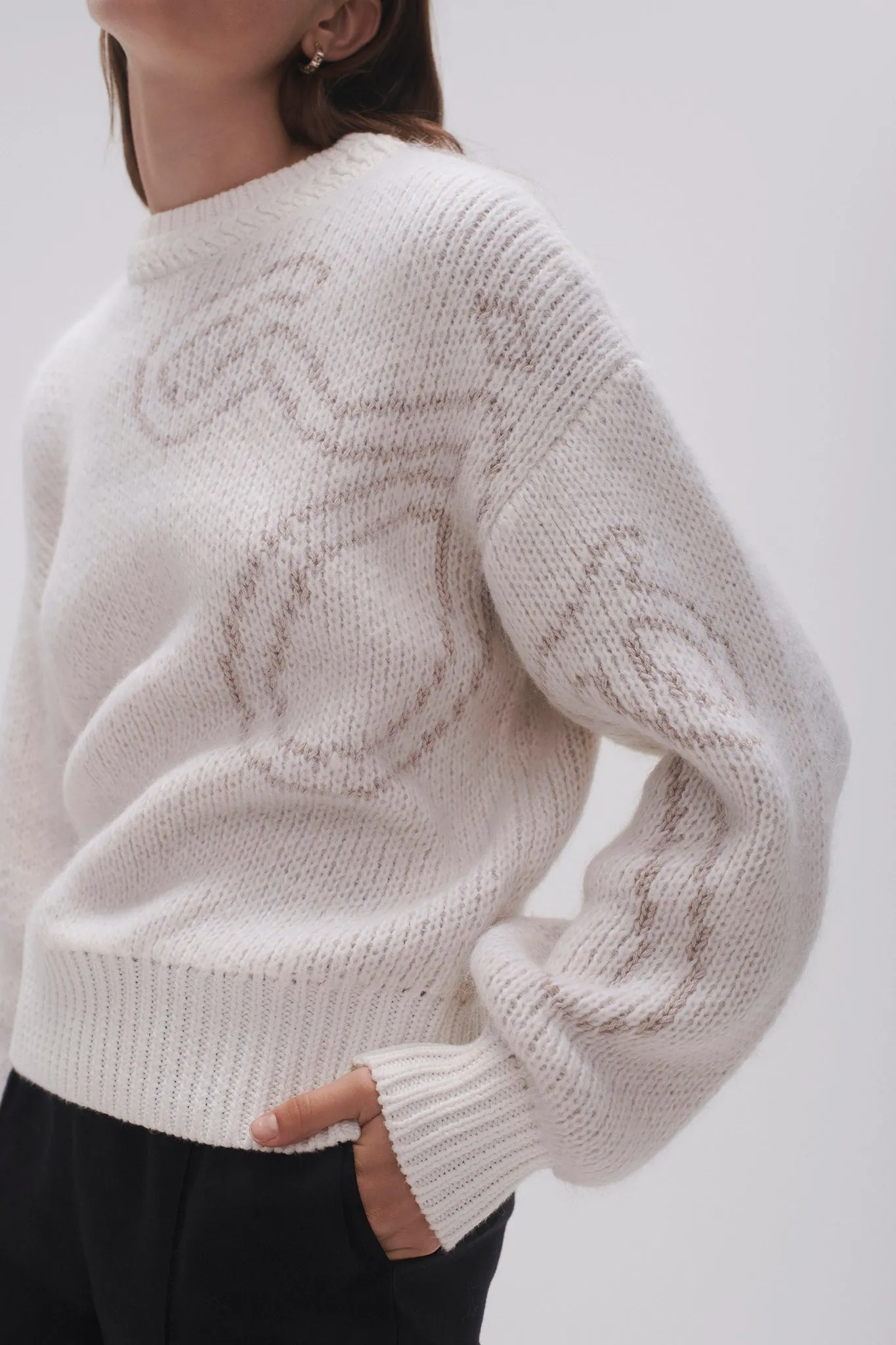 Nora Logo Jacquard Jumper