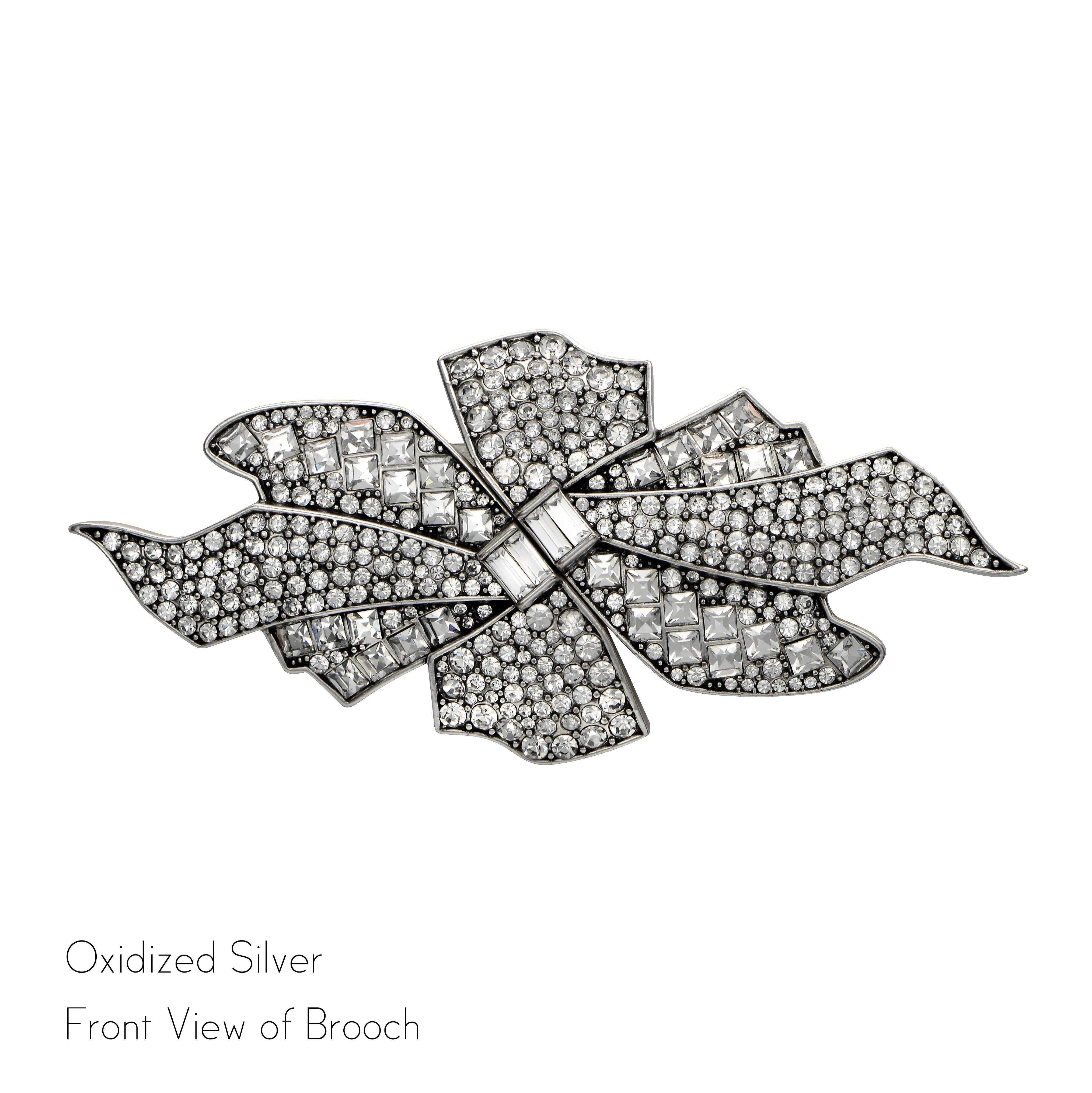 Olivia Double Clip Brooch