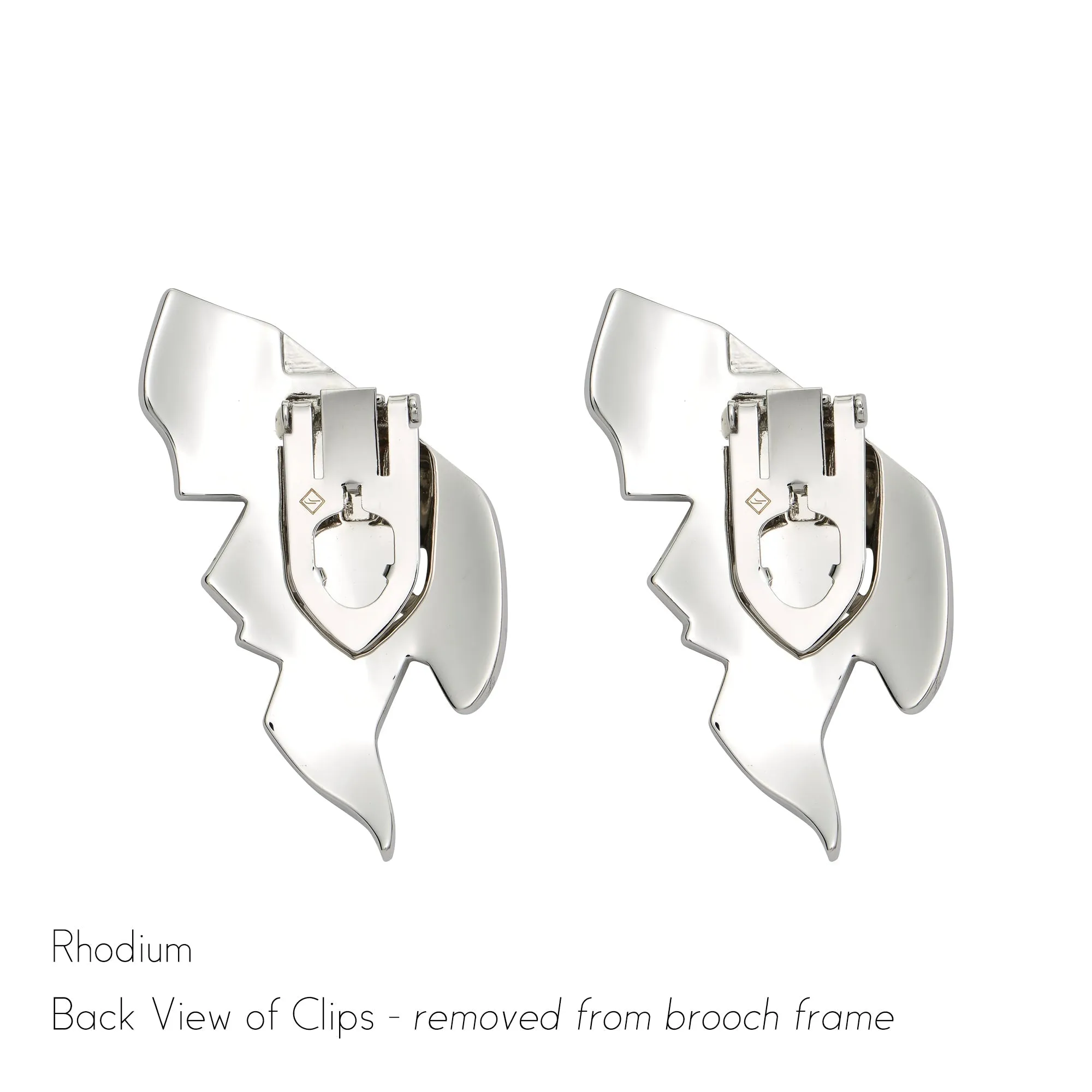 Olivia Double Clip Brooch