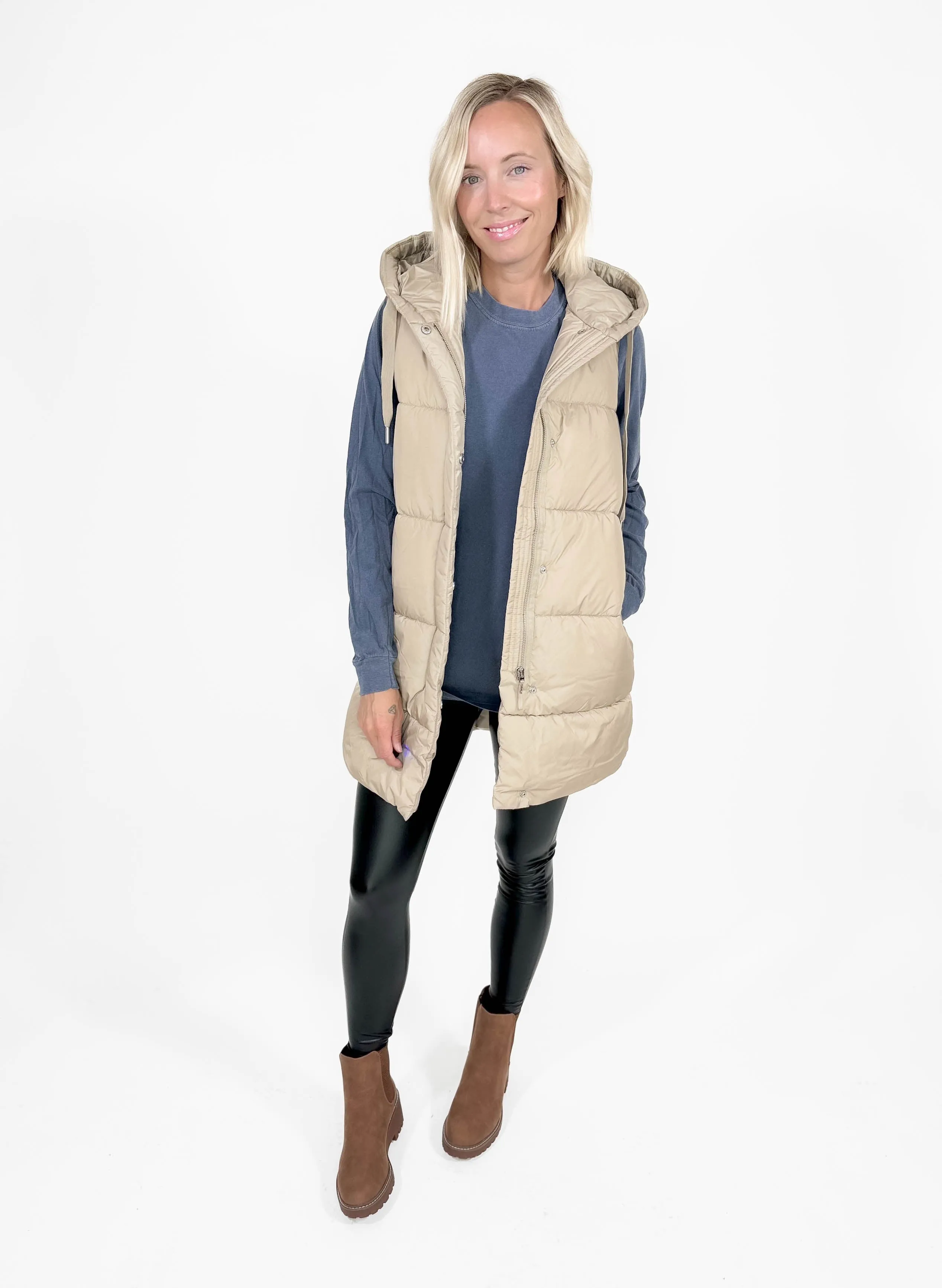 ONLY Washington Puffer Vest- TRENCH COAT