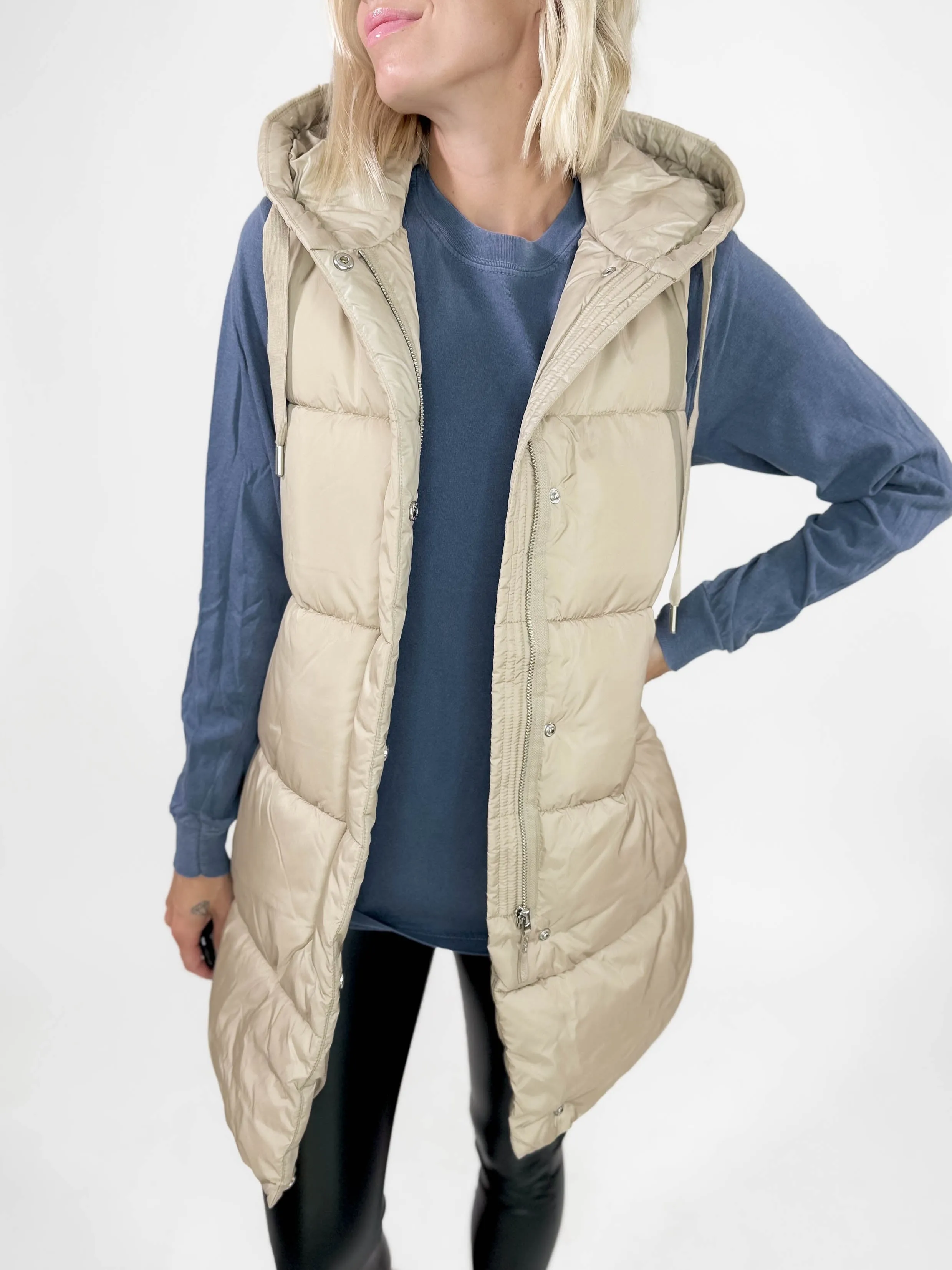 ONLY Washington Puffer Vest- TRENCH COAT