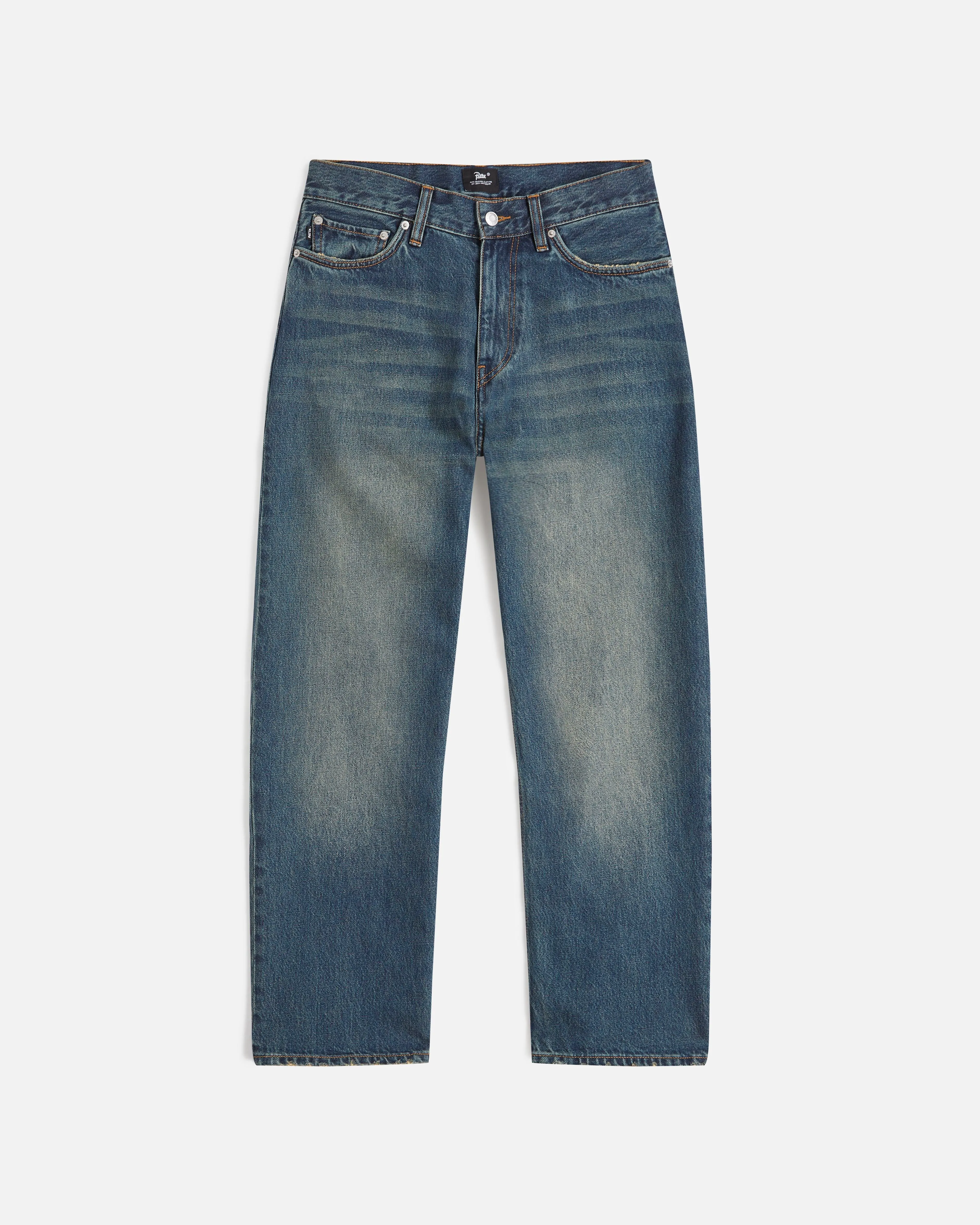 Patta Whiskers Denim Pants (Vintage Blue)