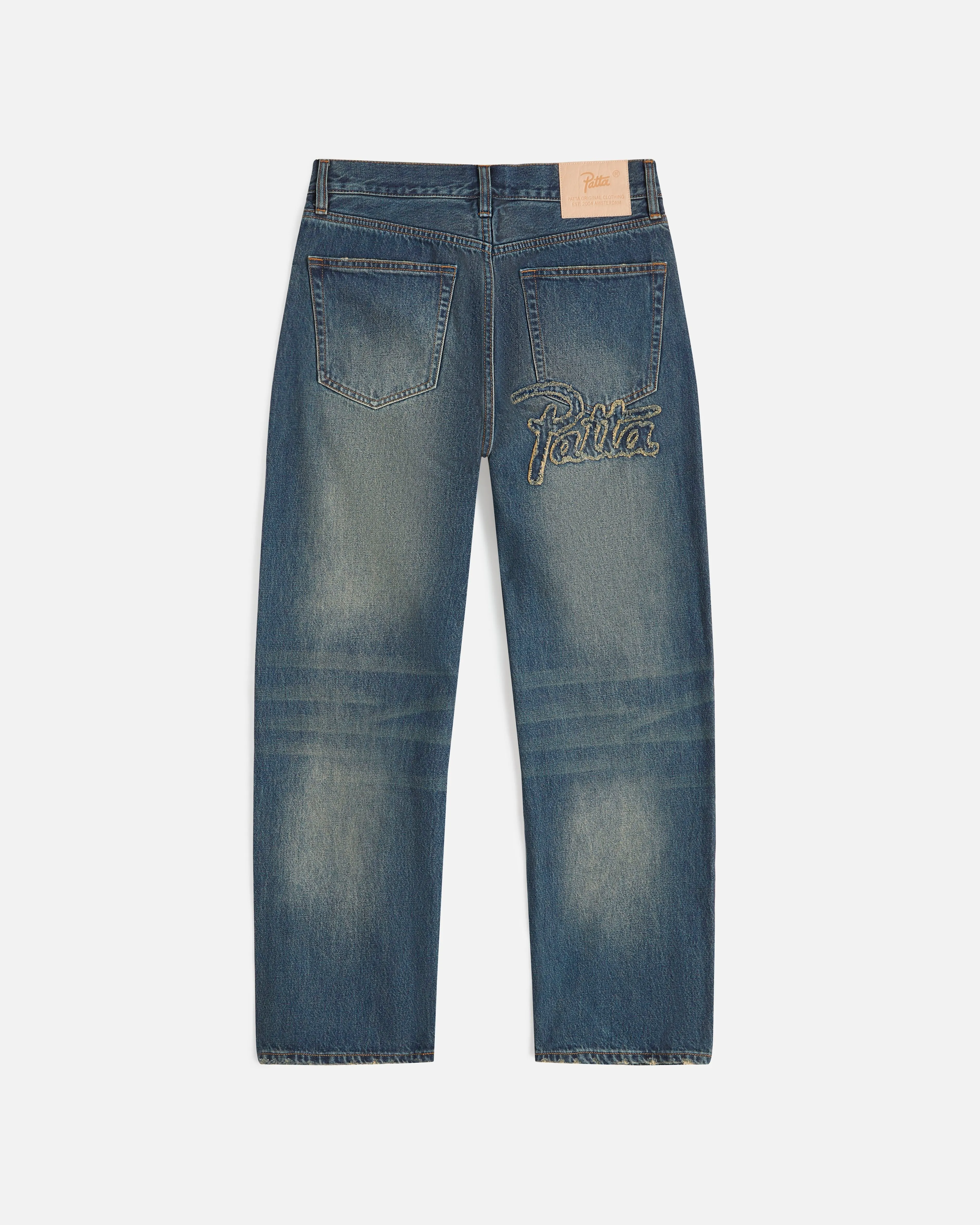 Patta Whiskers Denim Pants (Vintage Blue)