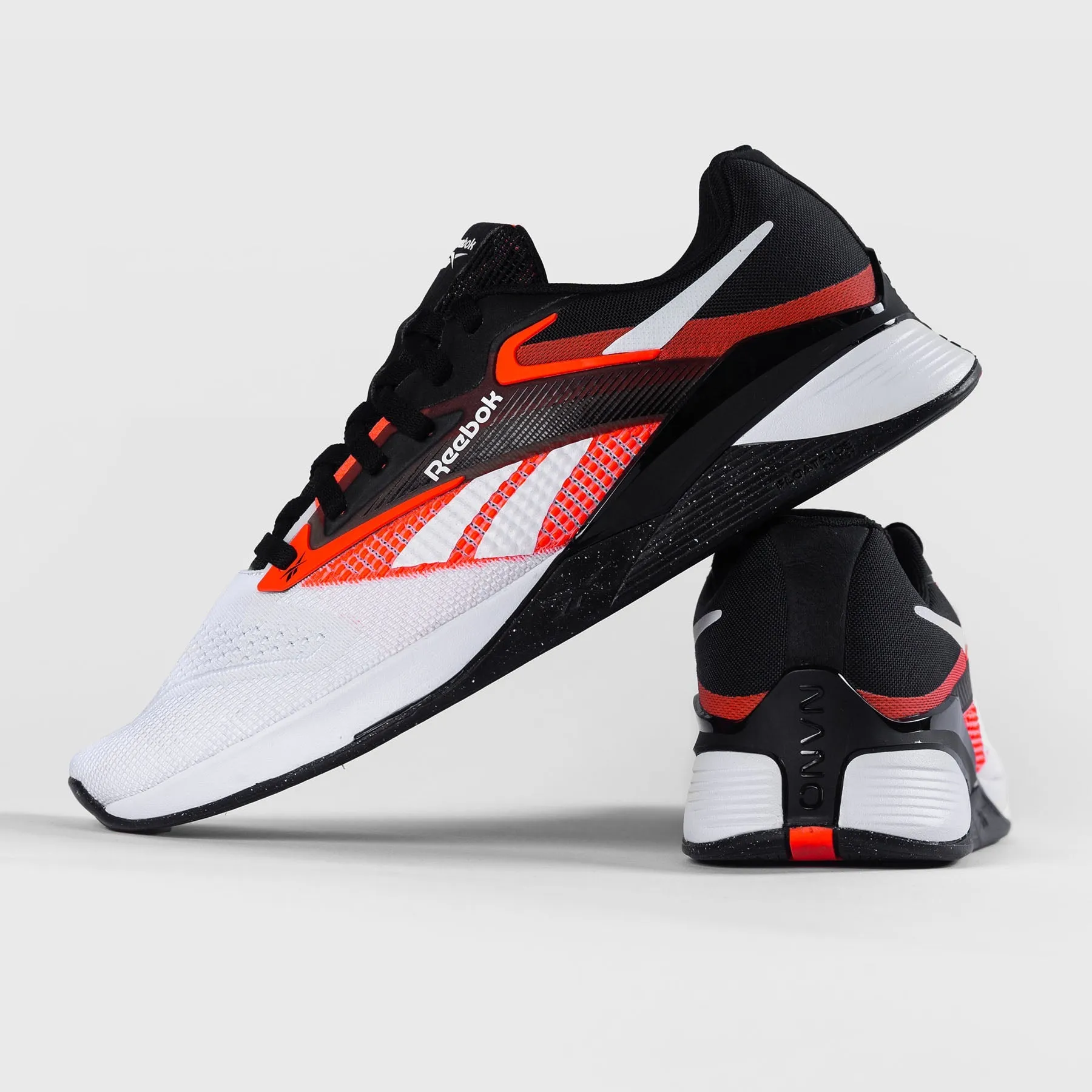 REEBOK - NANO X4 - MEN'S - BLACK/WHITE/ORANGE FLARE