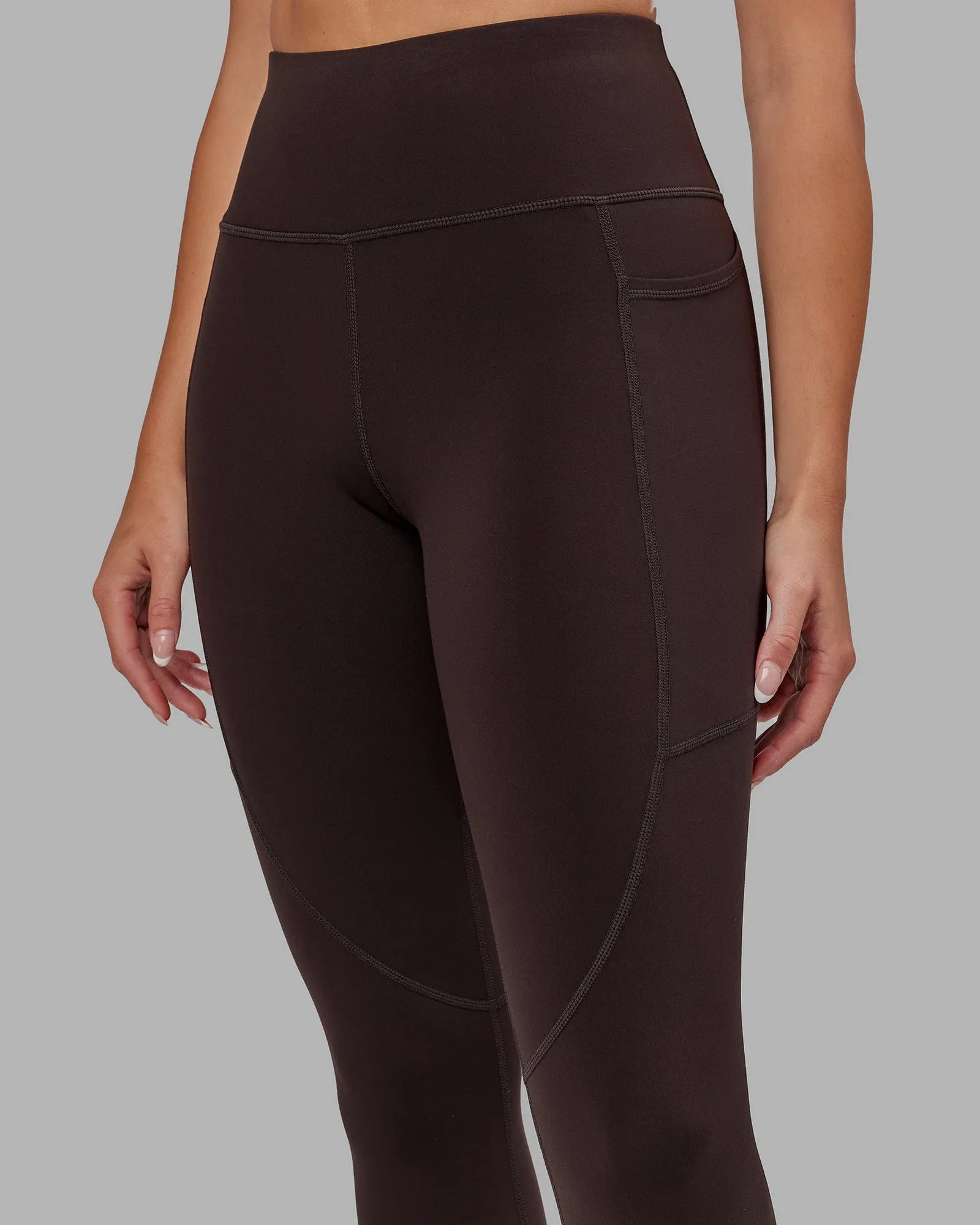 Rep Full Length Leggings - Dark Walnut