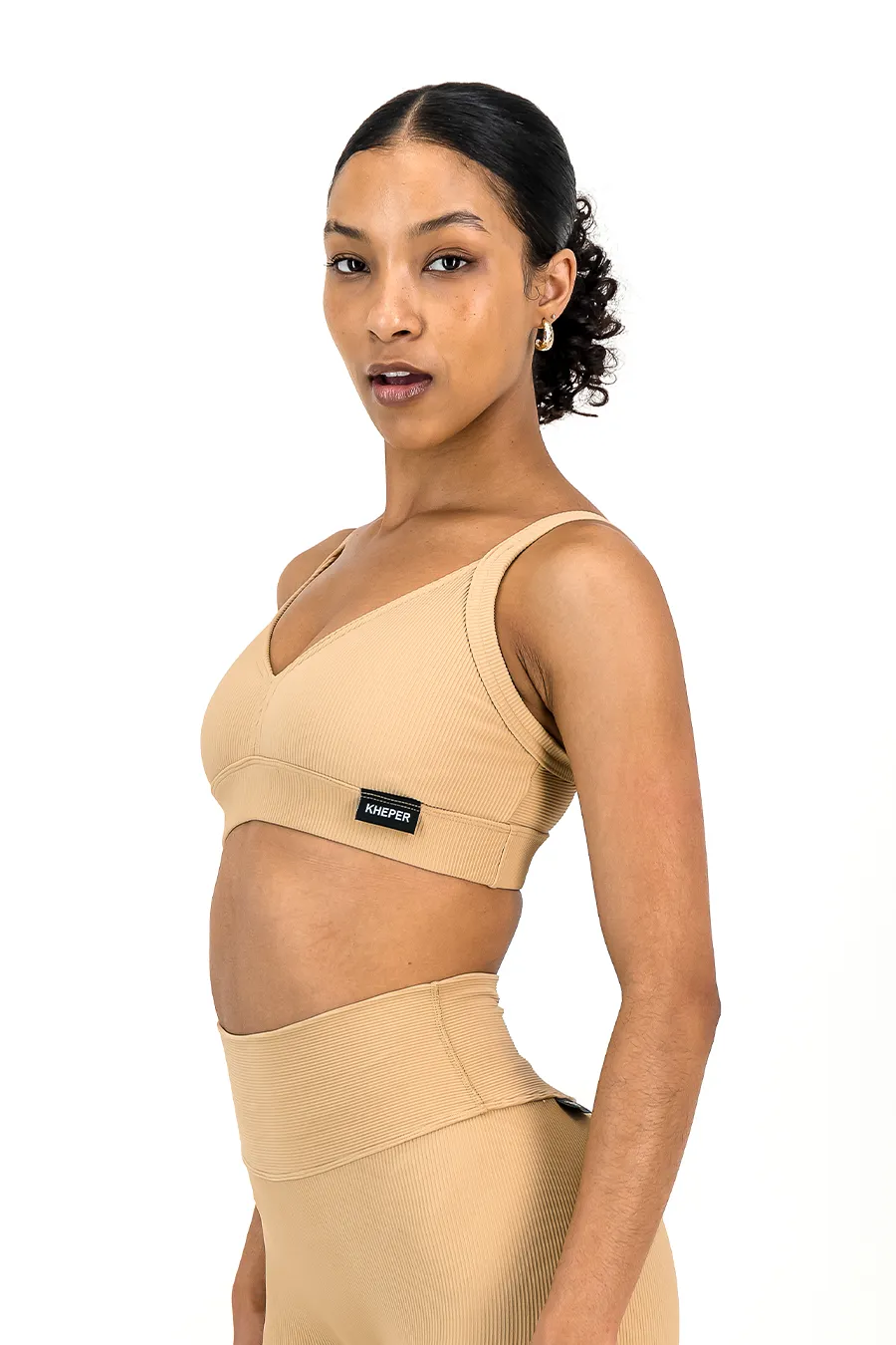 Rib Aspire Bralette | Crème