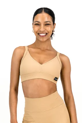 Rib Aspire Bralette | Crème