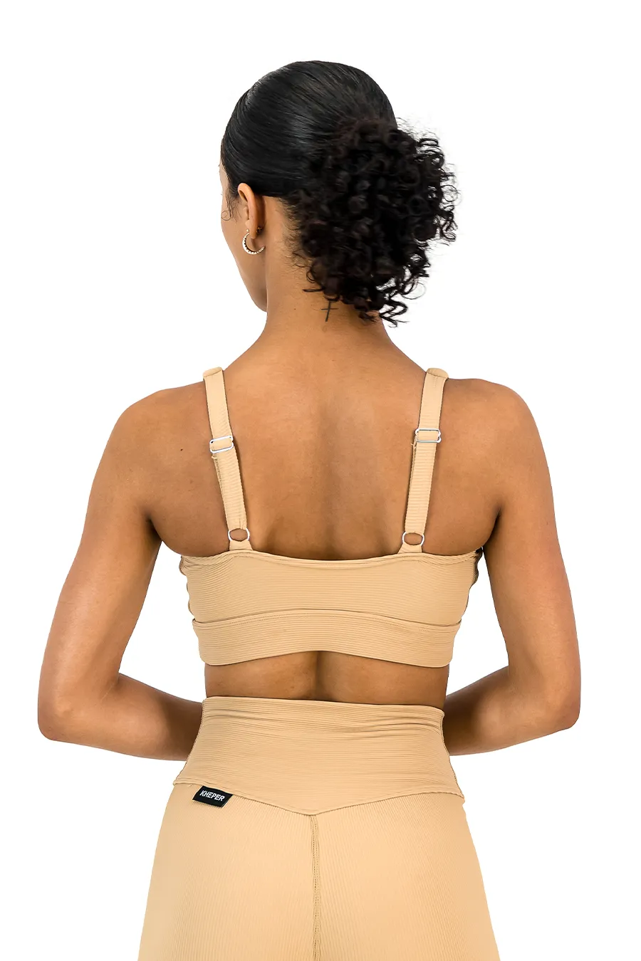 Rib Aspire Bralette | Crème