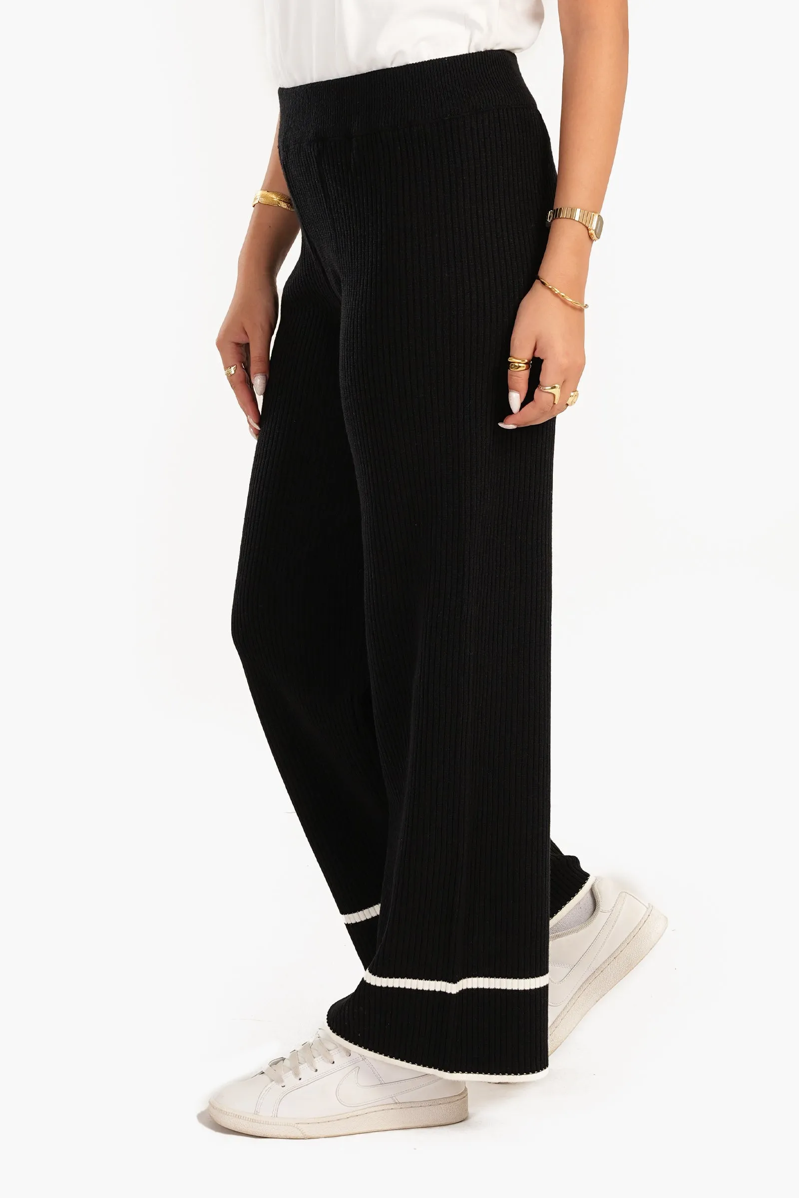 Rib-Knit Lounge Pants