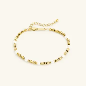 Satellite Pearl Anklet