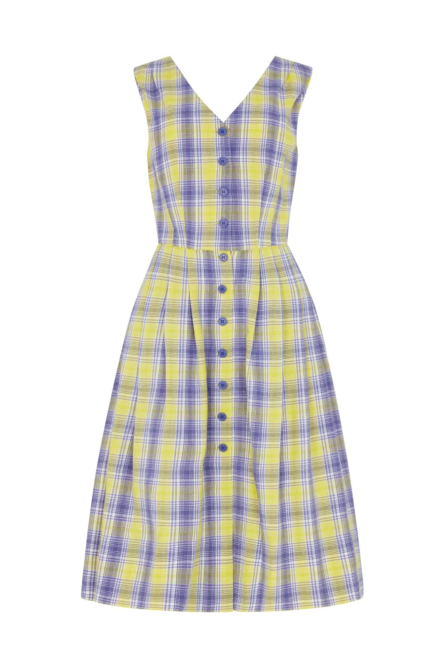 Scarlett Lilac Sunshine Plaid Dress