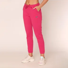 Slim Fit Joggers For Women - Magic Pink