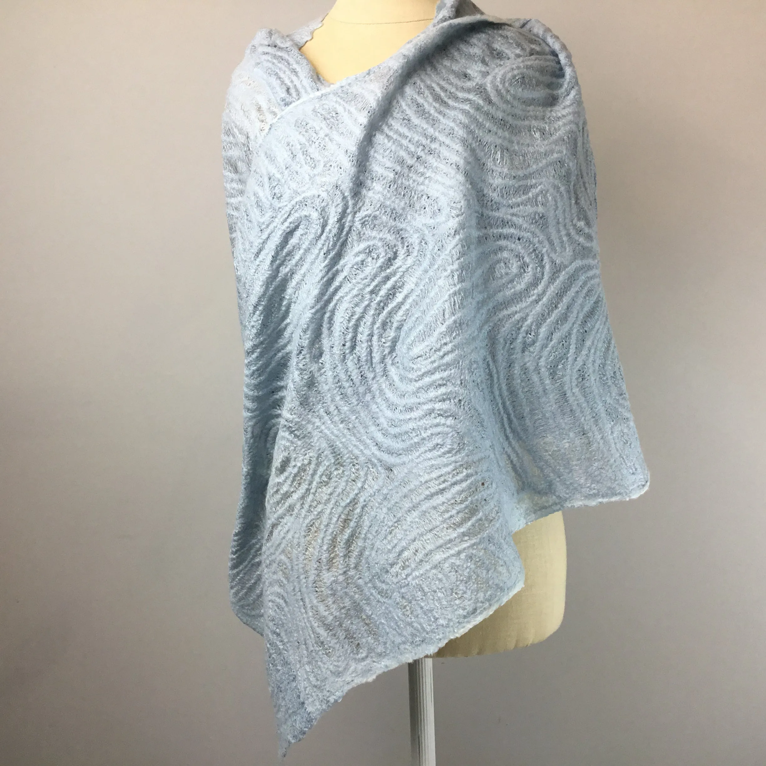 Spiral Shawl - Indigo