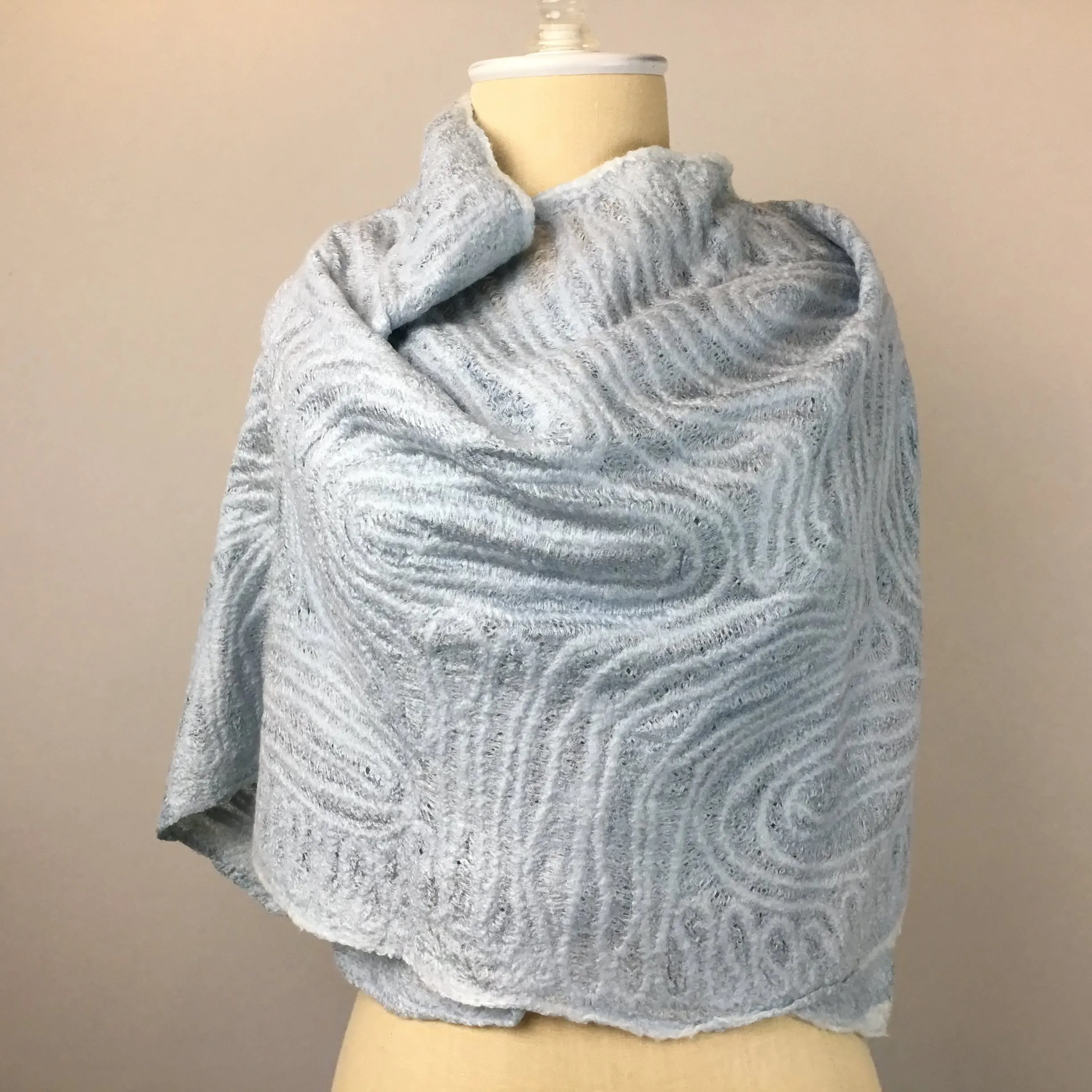 Spiral Shawl - Indigo