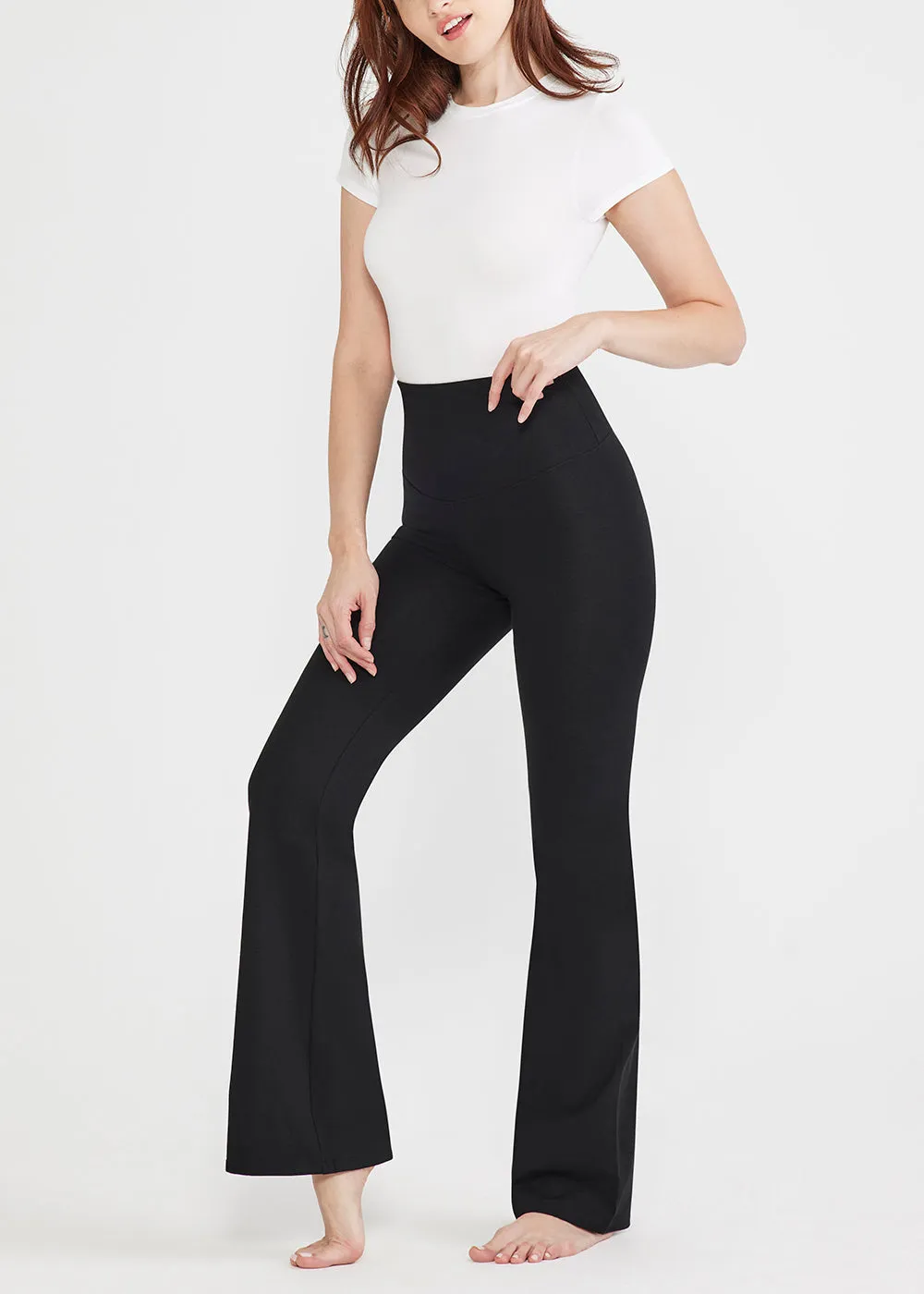 Susie Flare Shaping Legging - Cotton Stretch