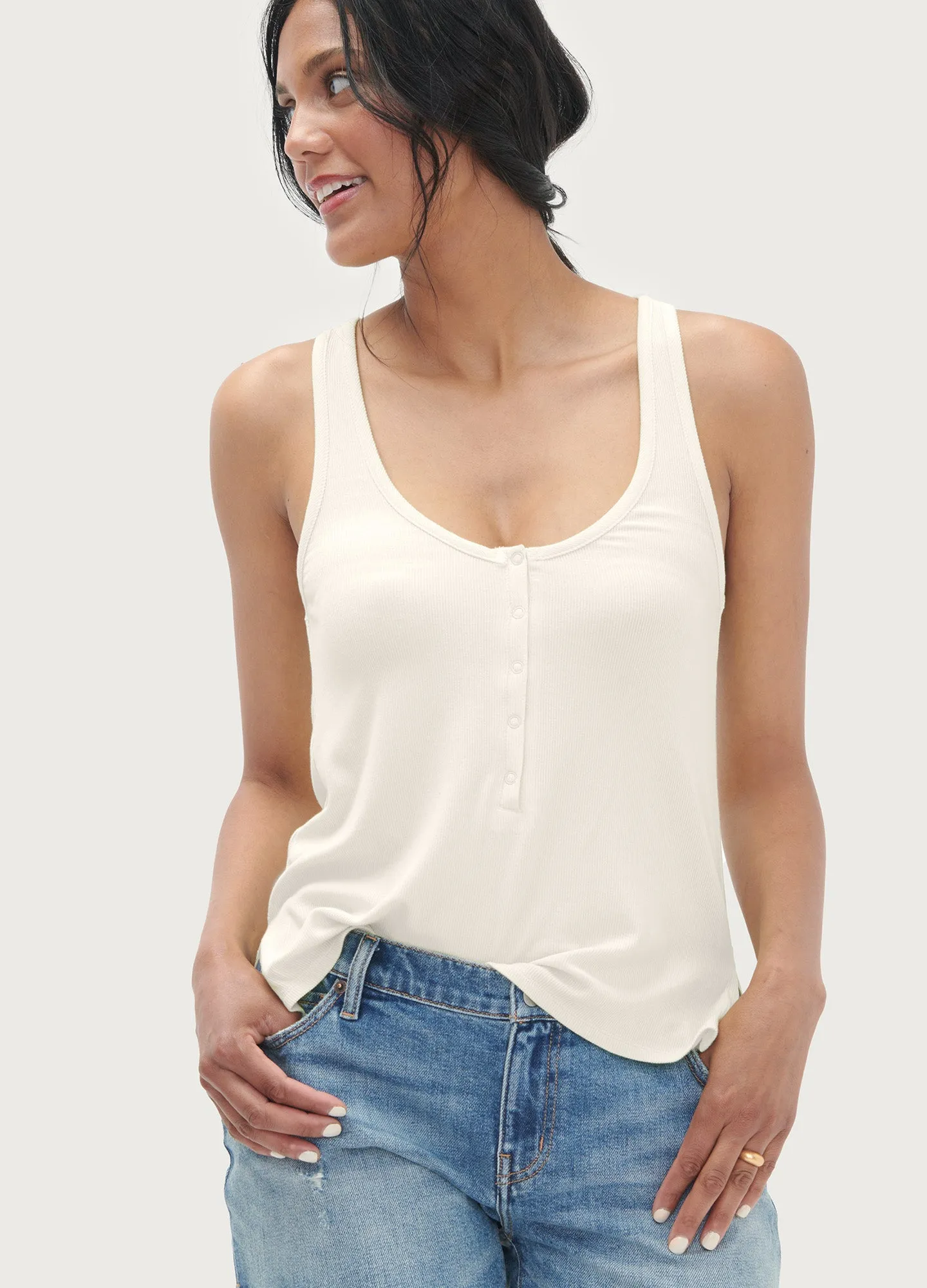 The Softest Rib Nursing Tank