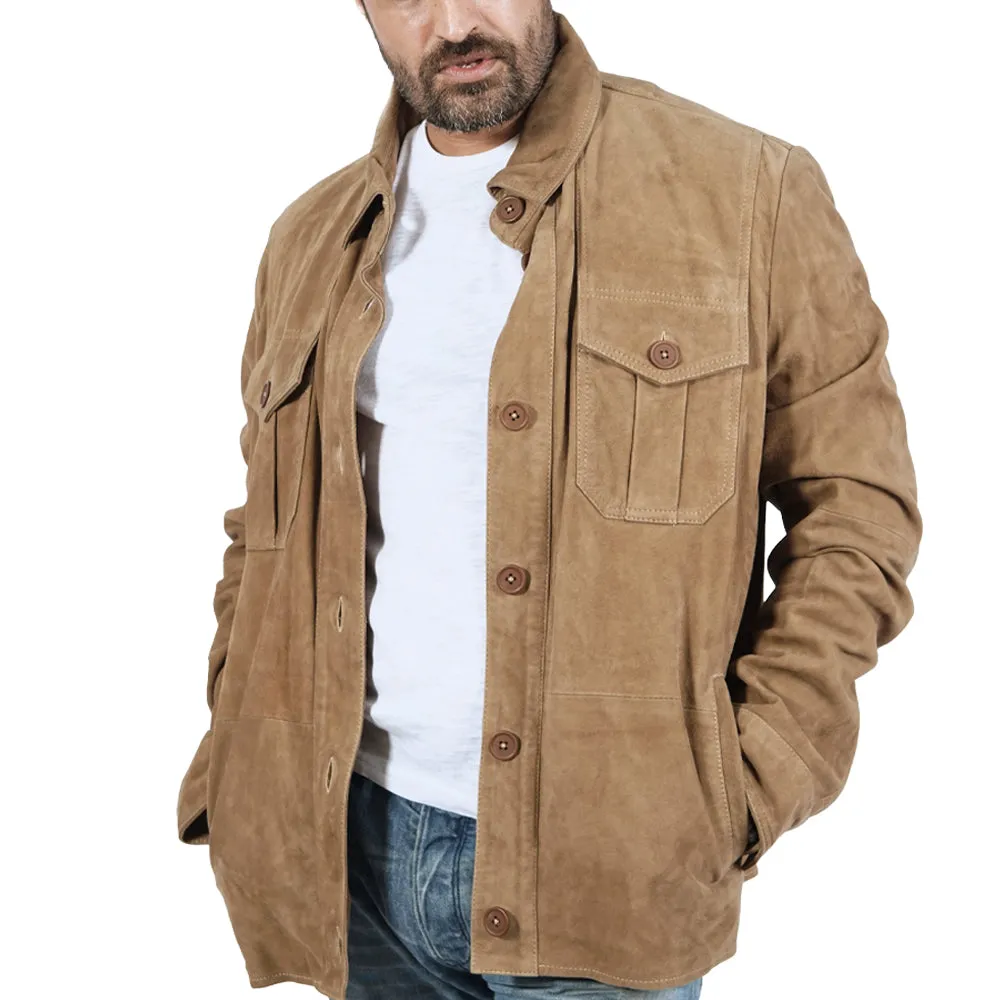 Tracker Suede Beige Jacket