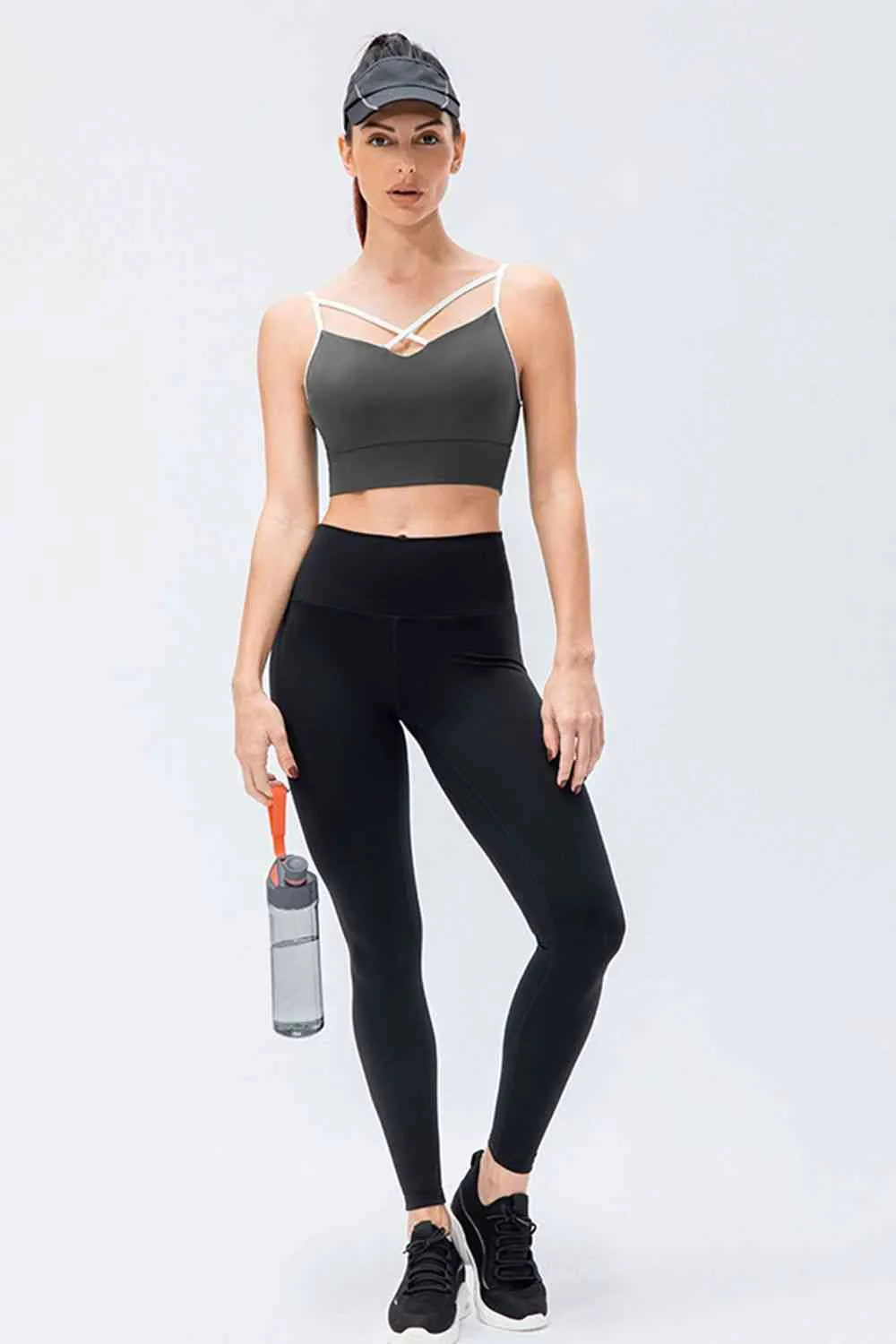 Wide Waistband Slim Fit Active Leggings