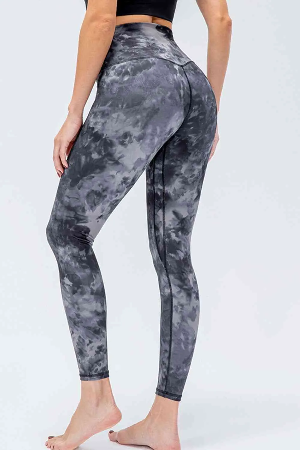 Wide Waistband Slim Fit Active Leggings