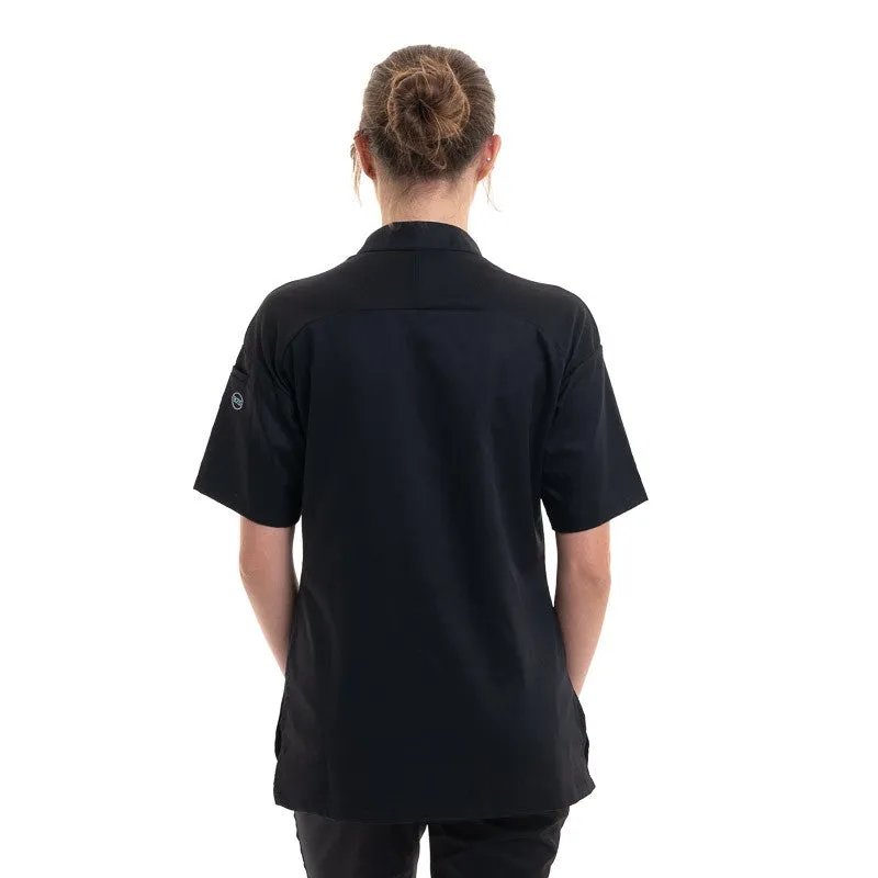 Women's Black Cooking Coat - Cadix - ROBUR